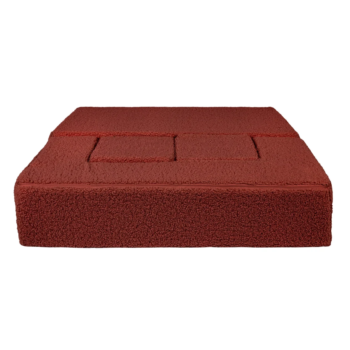 MeowBaby Bearly Cube — Fold-Out Kids Sofa with Two Poufs, photo 3