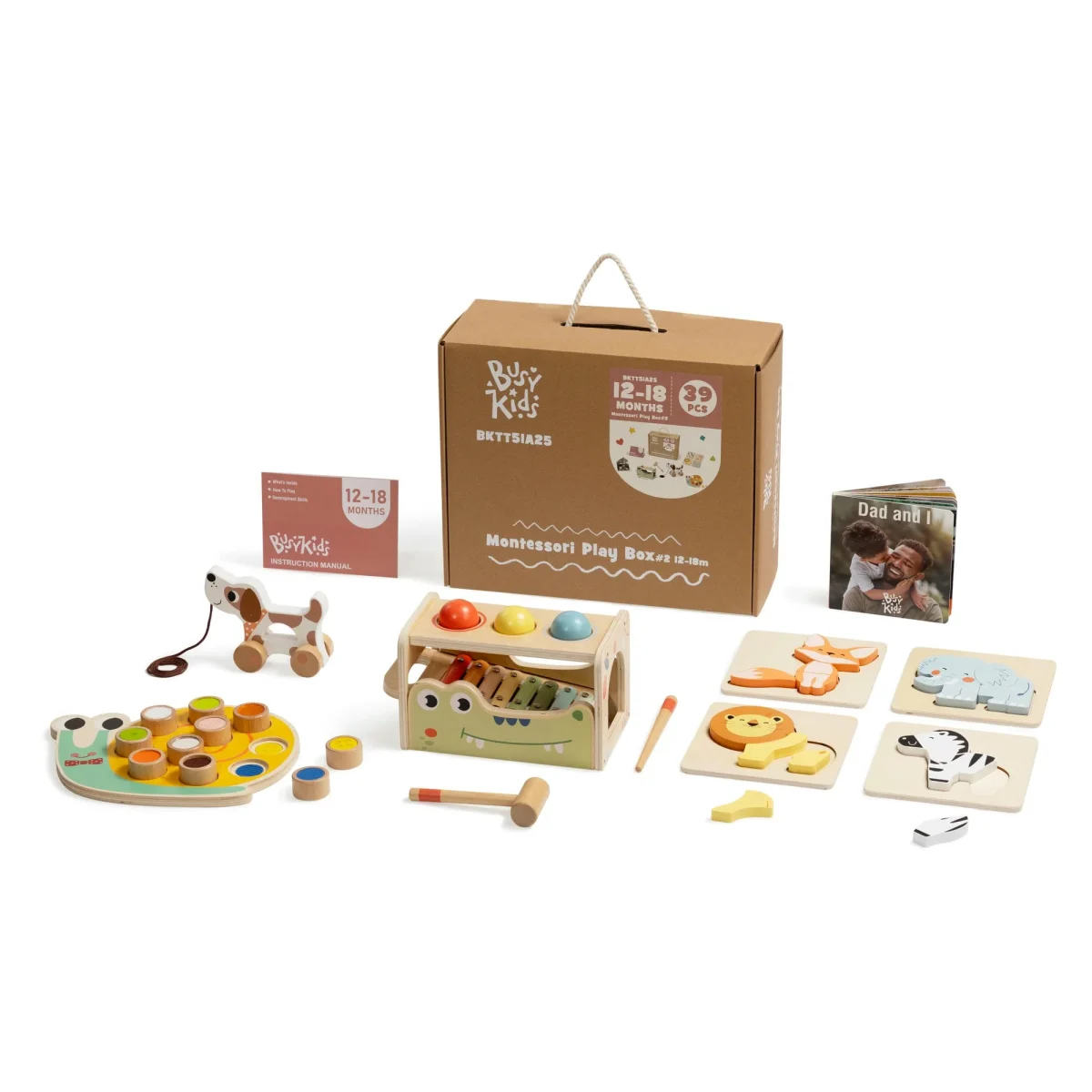 Montessori Play Box #2, 12–18 Months