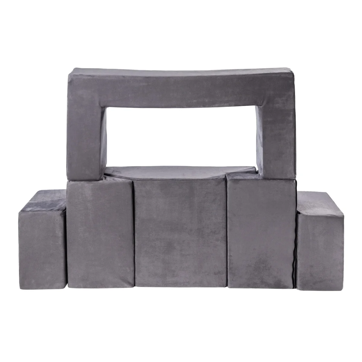 Velvet Bricks Soft Play Set, Grey, photo 3