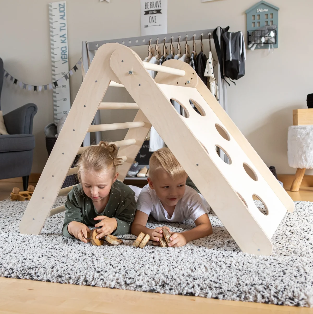 2-in-1 Climbing Triangle, Two Slope Heights, photo 5