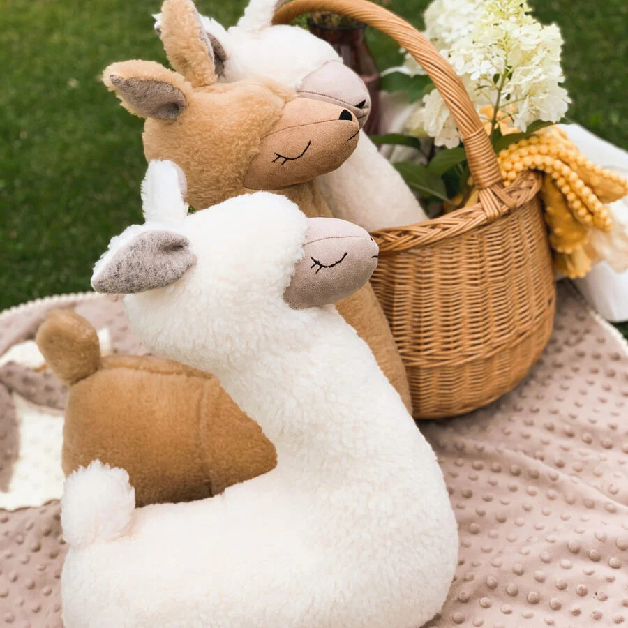 Soft Toy-Pillow Alpaca, 50 cm, Handmade
