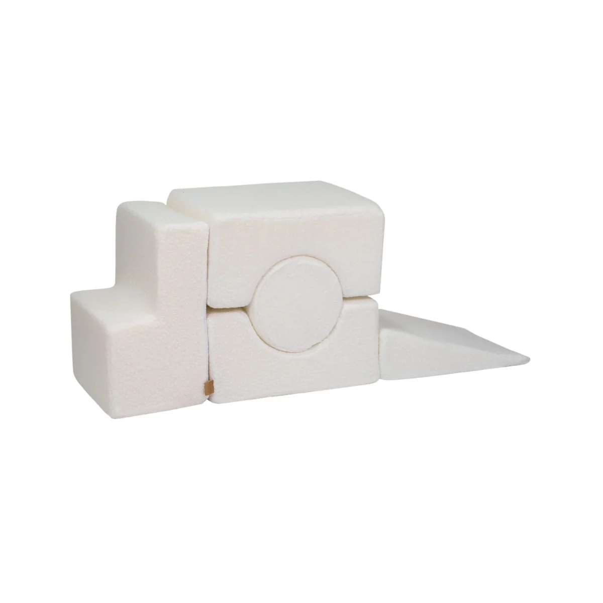Boucle Soft Shape Set, 5 Elements, White