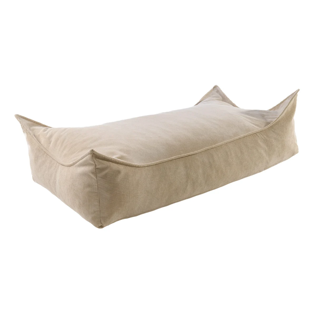 Rectangular Corduroy Pouf for Children