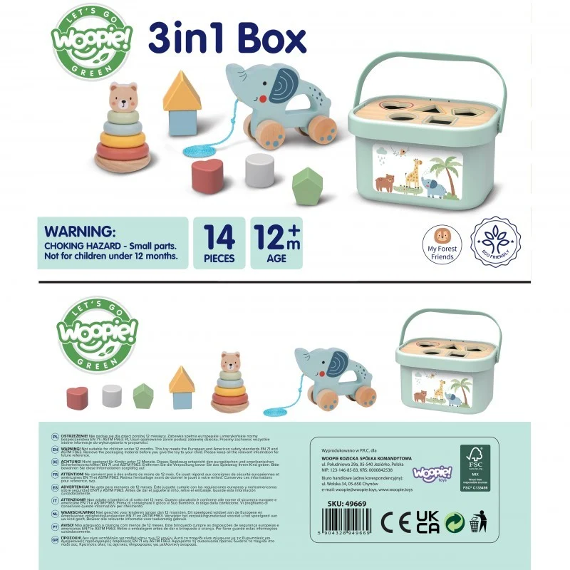 3-in-1 Toy Box with Sorter and Pyramid, photo 13