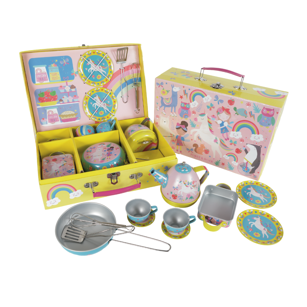 Rainbow Fairy Tea & Cooking Set with Music, 12 pcs