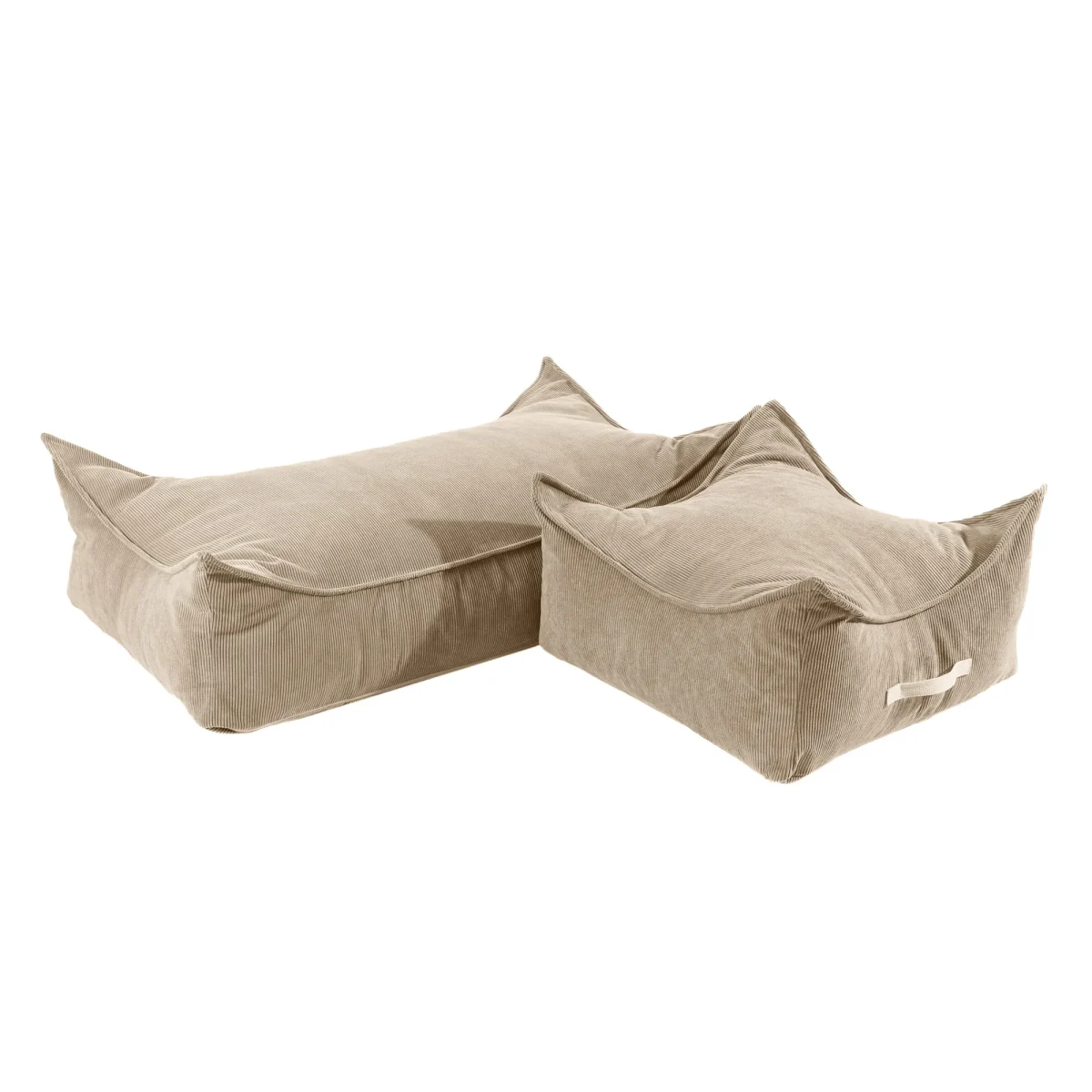 Rectangular Corduroy Pouf for Children, photo 2