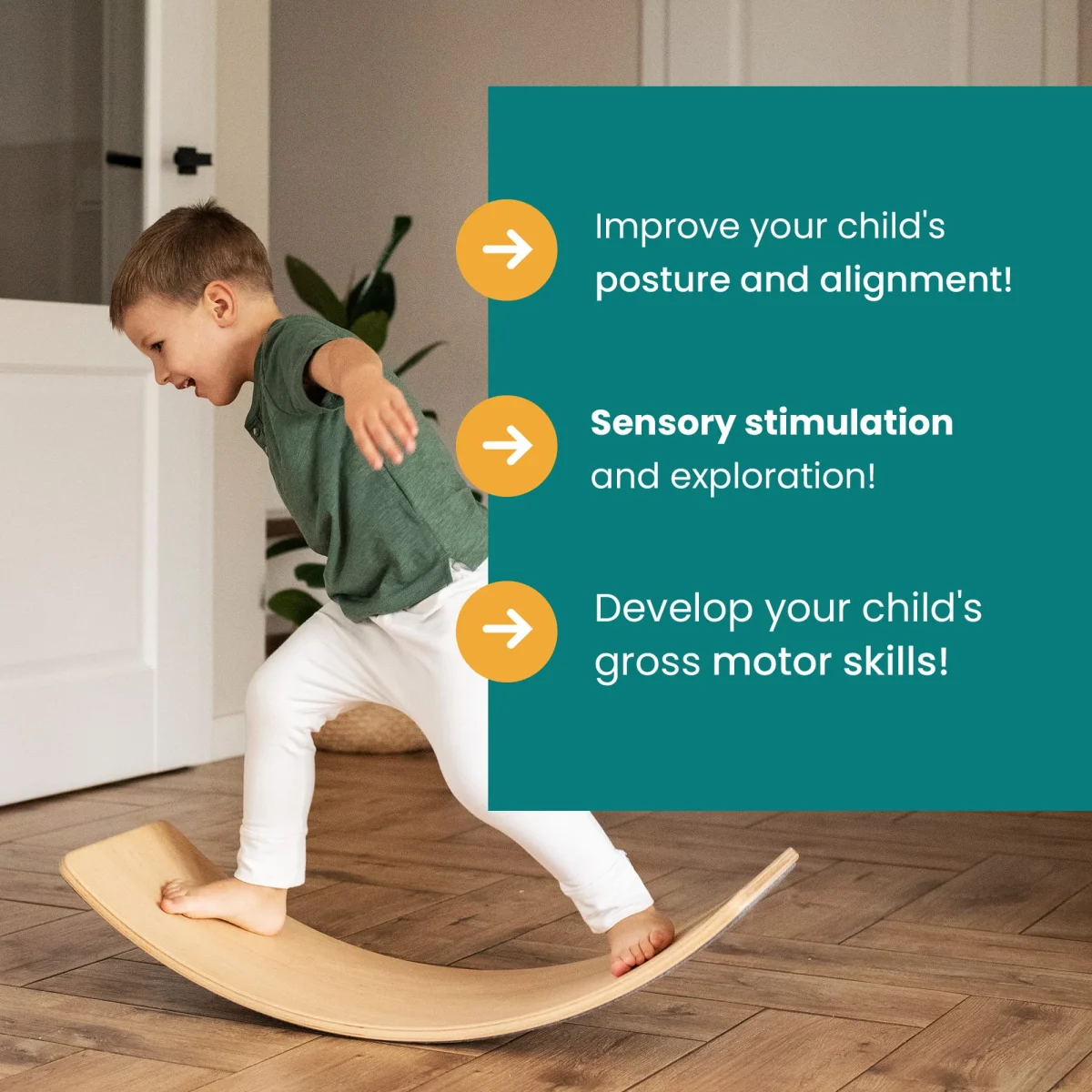 Balance Board for Kids, 80 × 30 cm, photo 22