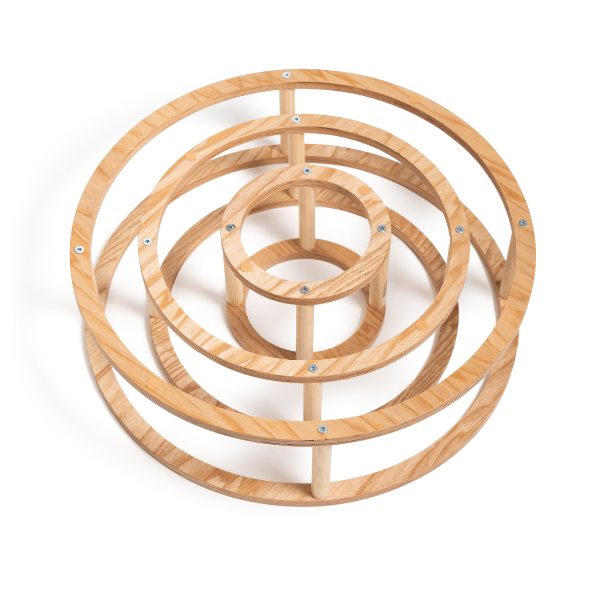Montessori Wooden Rings, Set of 3, Ash Wood, photo 7