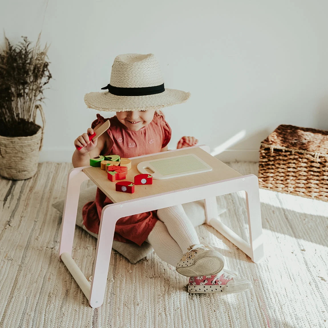 Small Birch Plywood Play Desk, photo 4