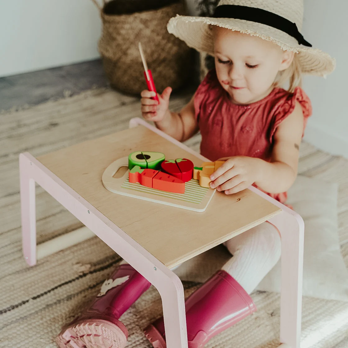 Small Birch Plywood Play Desk, photo 6
