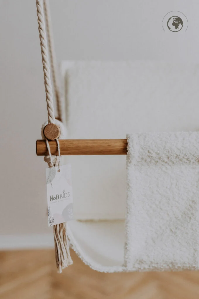 BaBi Baby Swing, Bouclé Snow White, photo 5