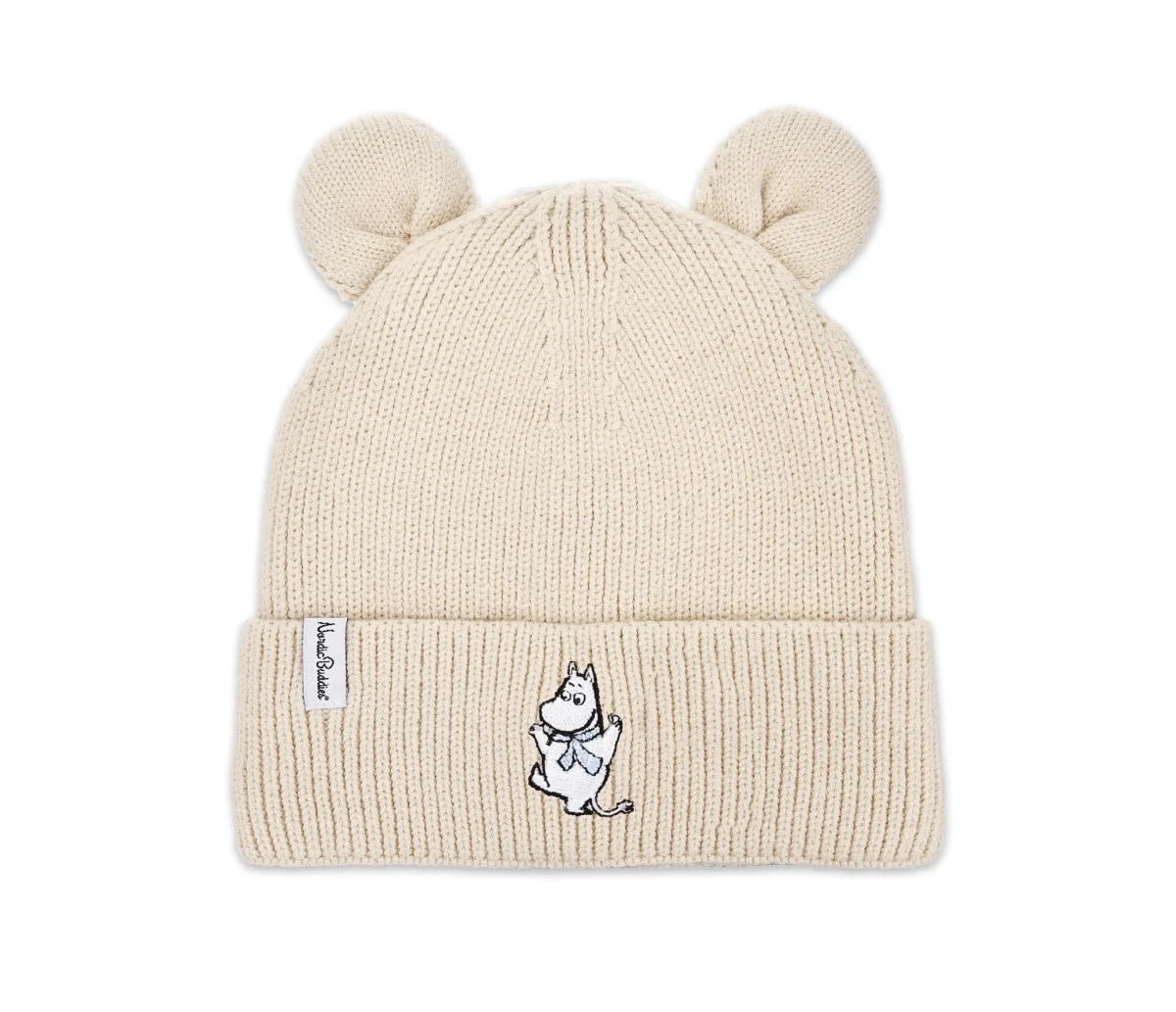 Moomintroll — Kids Winter Hat with Ears — Beige