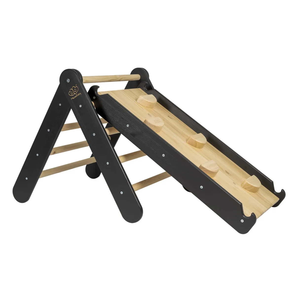 Pikler Ladder with 2-in-1 Slide and Climbing Wall