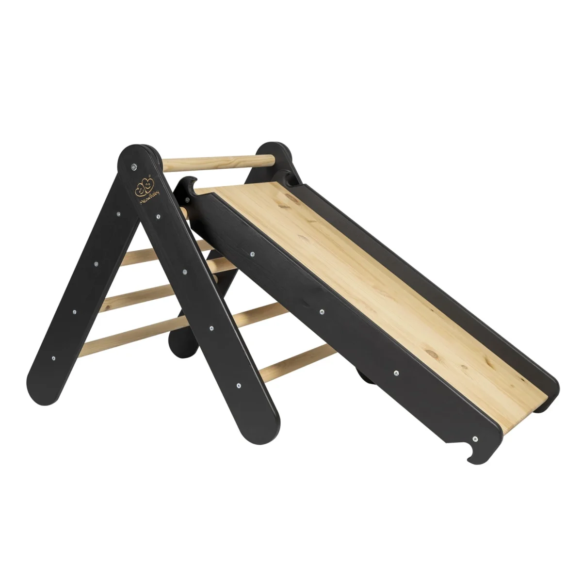 Pikler Ladder with 2-in-1 Slide and Climbing Wall, photo 2