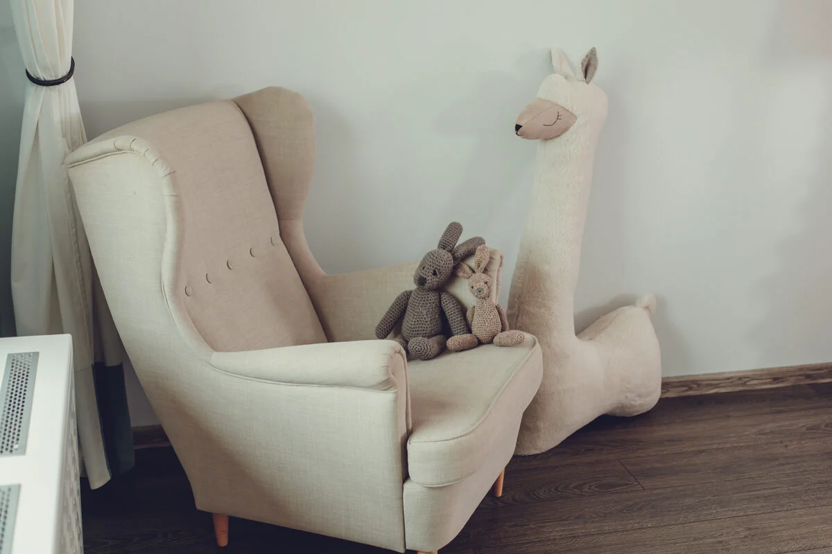 Giant Plush Alpaca, 1 m, Beige, photo 6