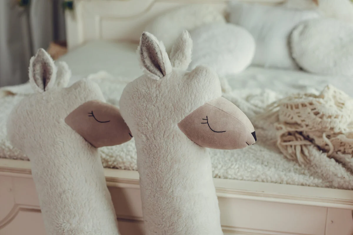 Giant Plush Alpaca, 1 m, Beige, photo 5