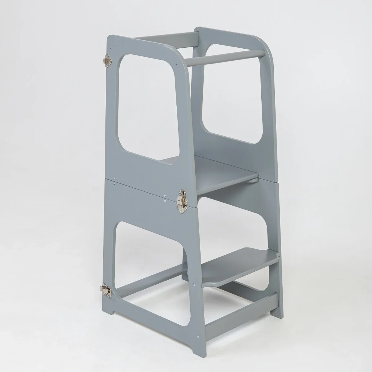 Transformable Tower with Adjustable Steps — Grey