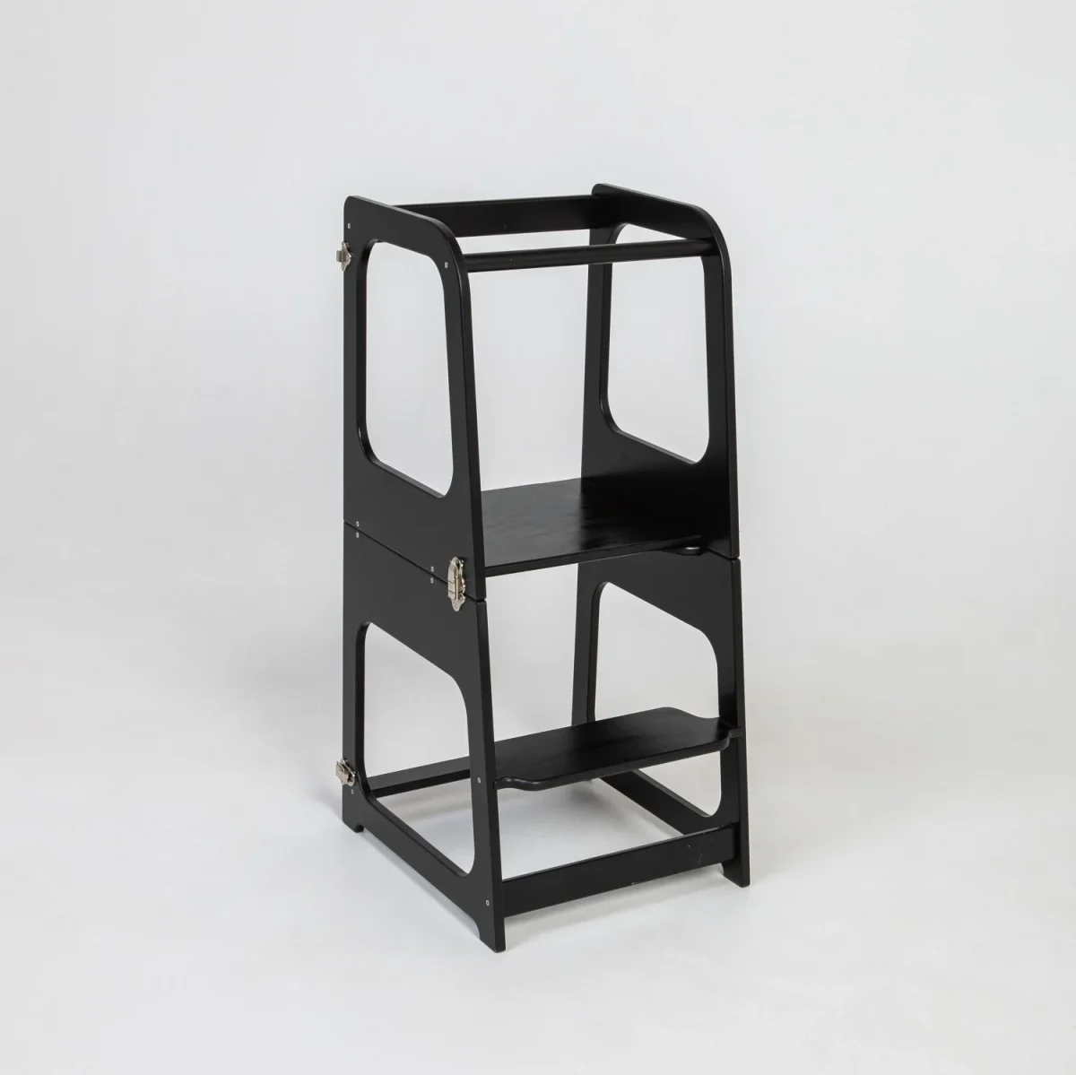 Transformable Tower with Adjustable Steps — black