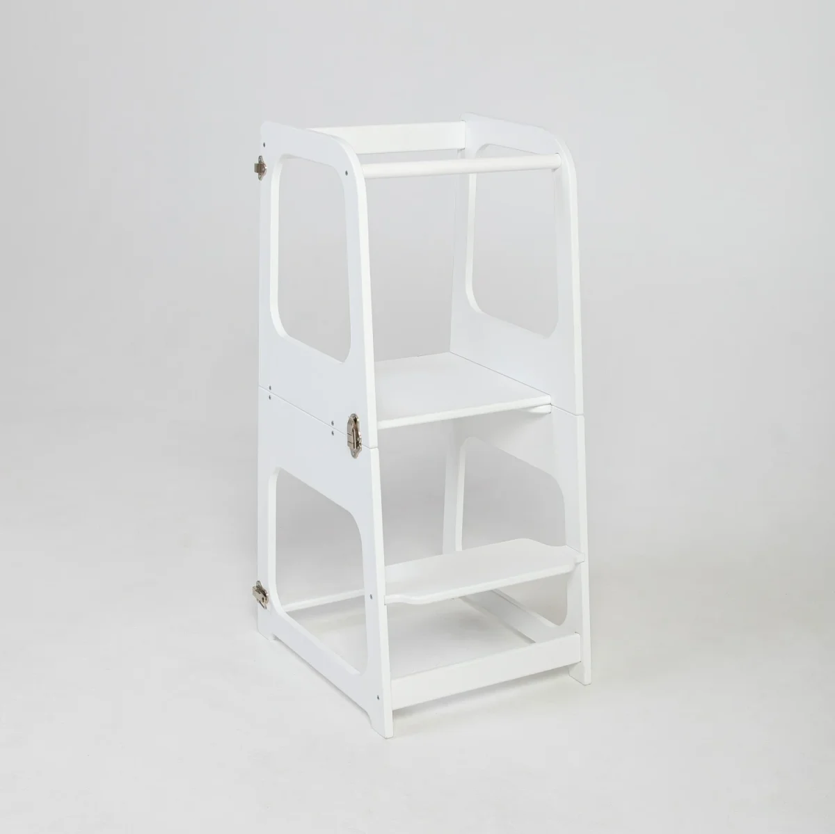 Transformable Tower with Adjustable Steps — White