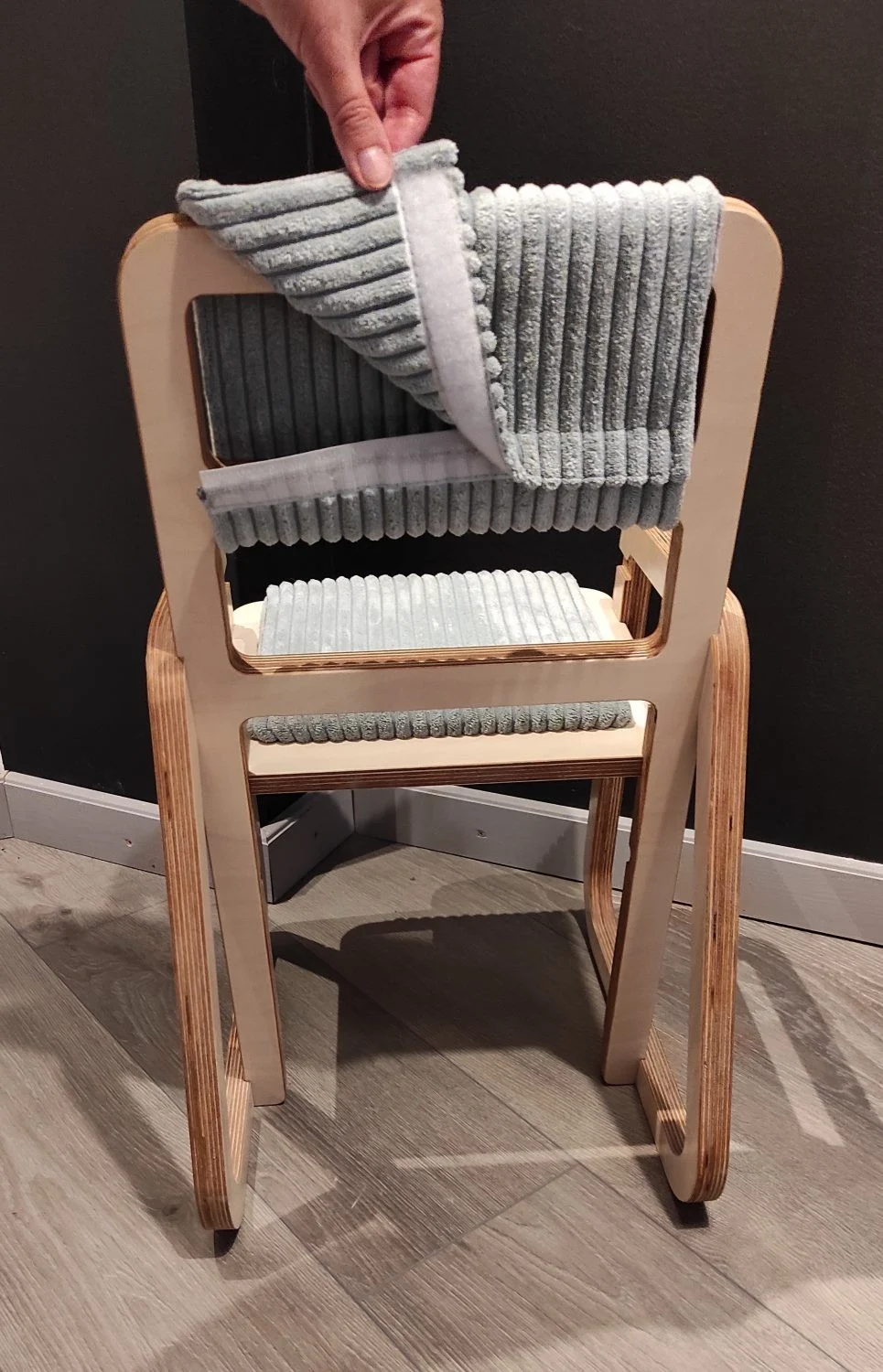 Luula Julle — Adjustable Children’s Chair, Mint Green, photo 4