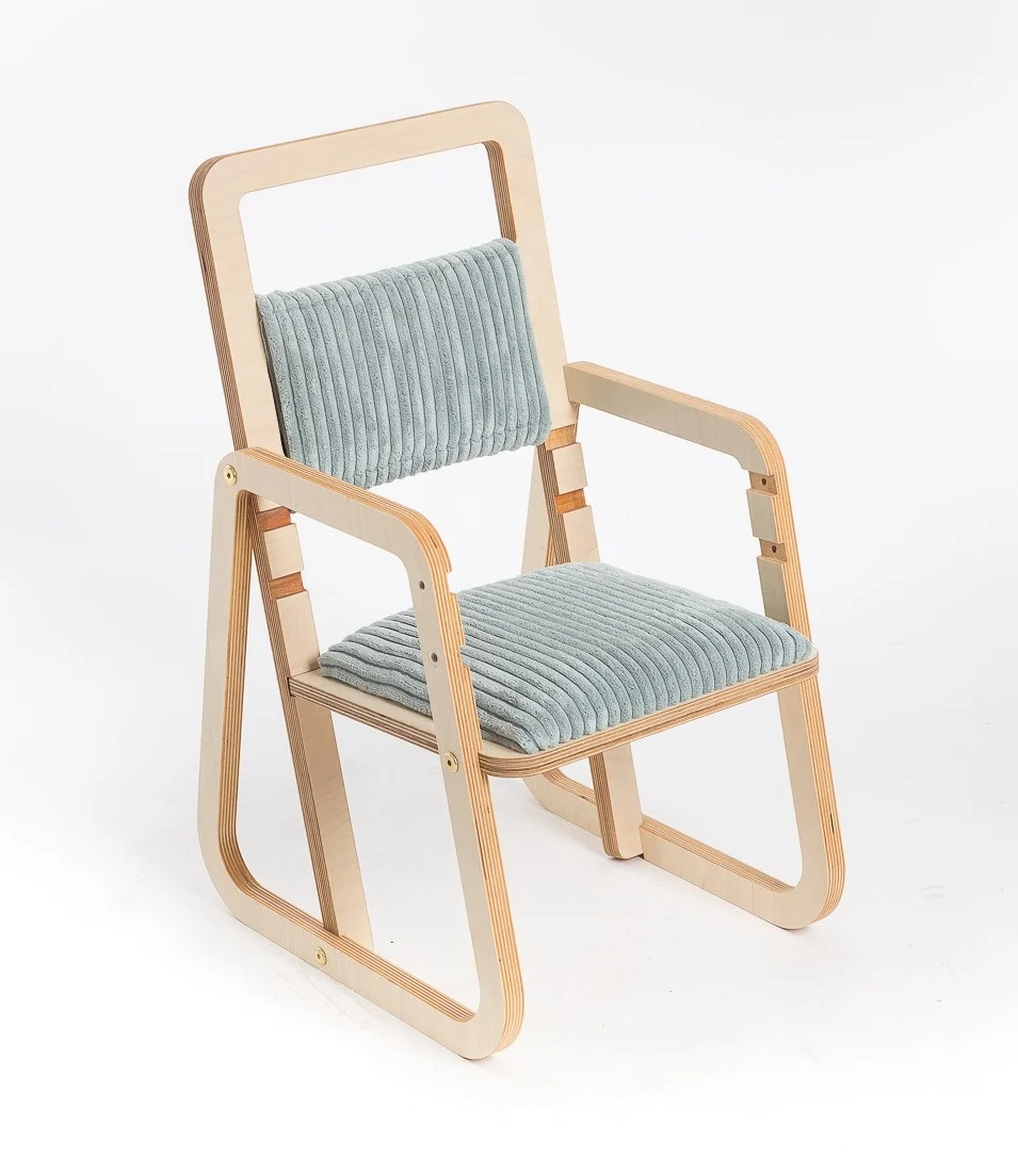 Luula Julle — Adjustable Children’s Chair, Mint Green, photo 8
