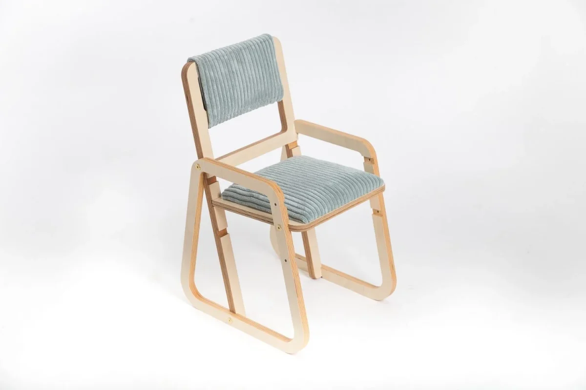 Luula Julle — Adjustable Children’s Chair, Mint Green