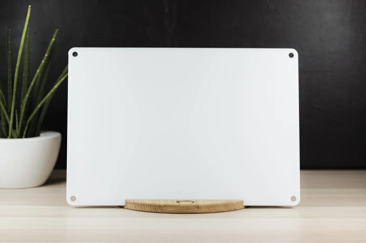 Milky-White Acrylic Whiteboard, 45 × 60 cm