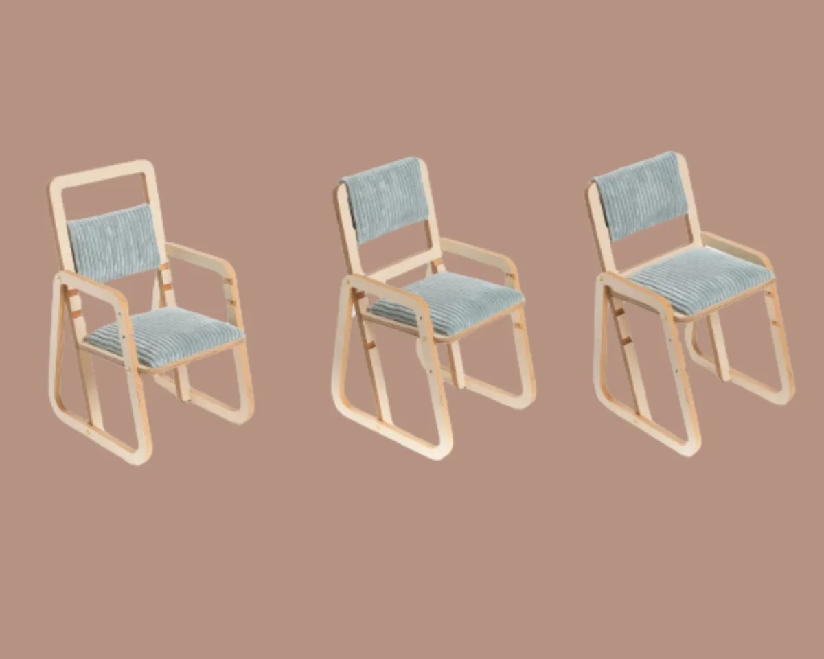 Luula Julle — Adjustable Children Montessori Table and Chair Set, photo 4