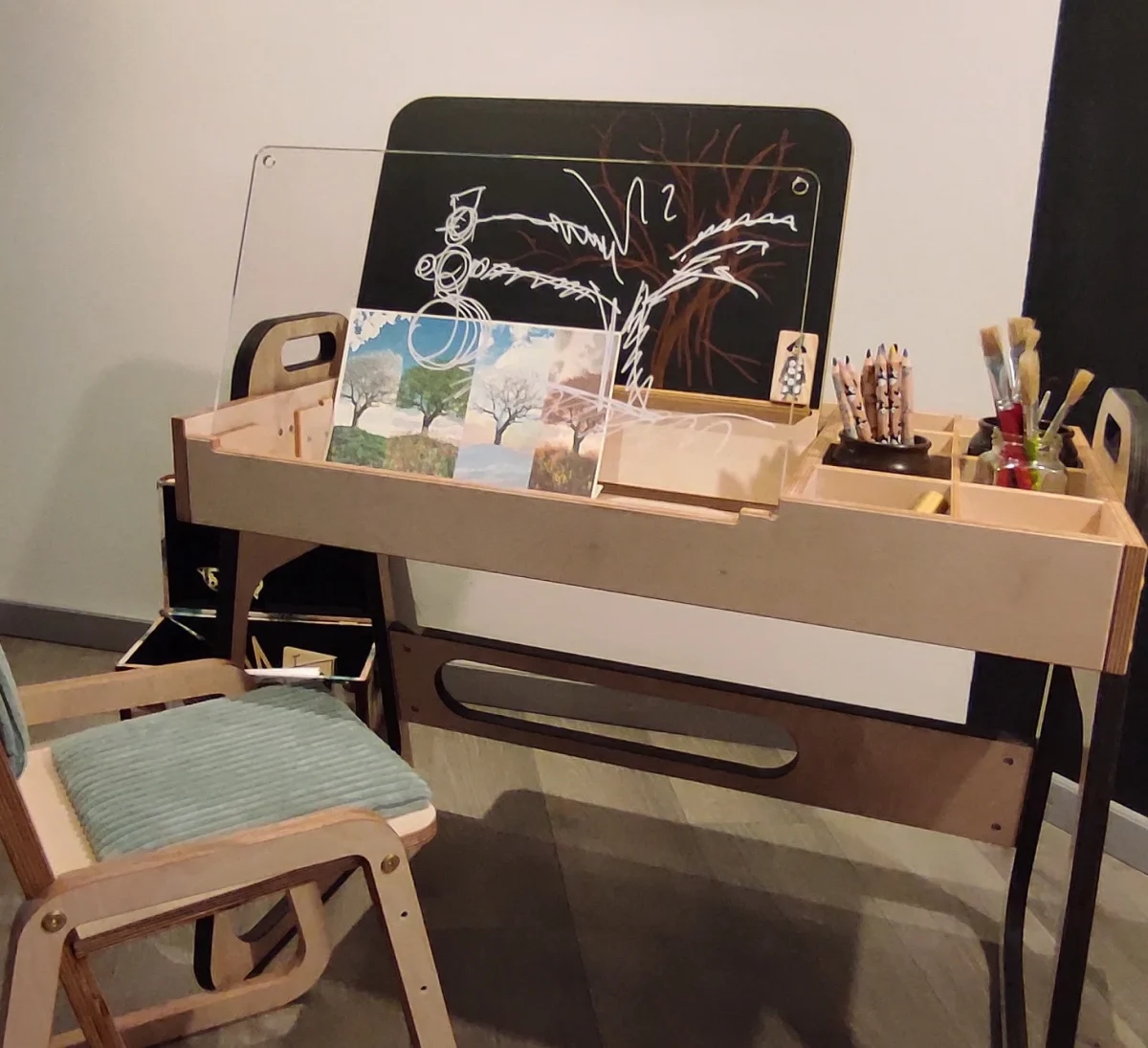 Luula Julle — Adjustable Children Montessori Table and Chair Set, photo 18