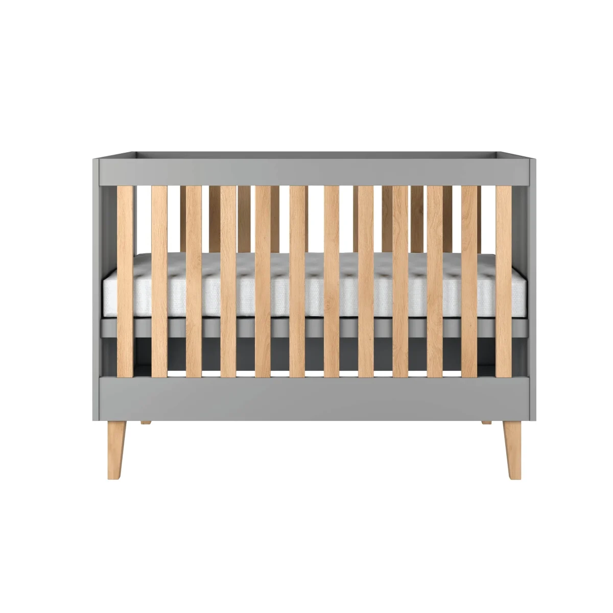 Kocot Kids Kubi — Baby Cot in Grey or White, photo 2