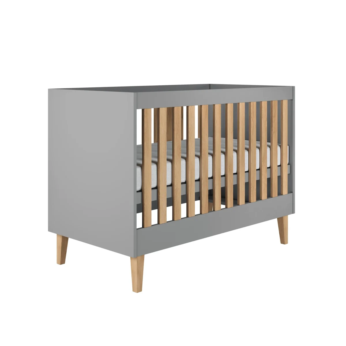 Kocot Kids Kubi — Baby Cot in Grey or White
