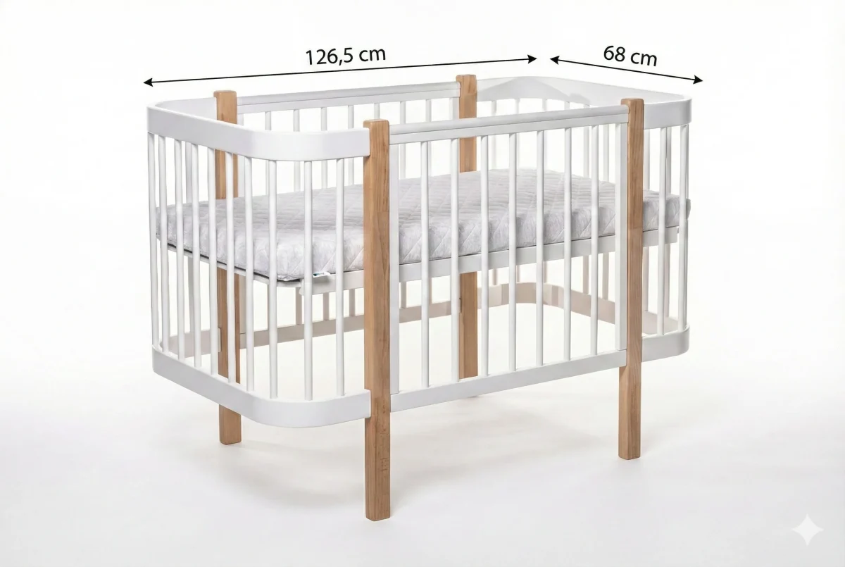 KOTTO ELIN — Beech Crib with Dreemsy Mattress, photo 9