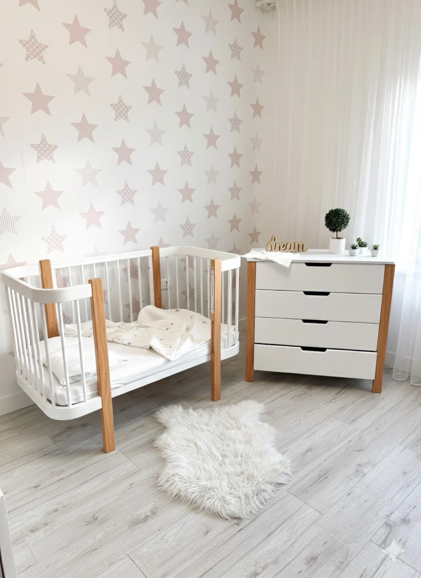 KOTTO ELIN — Beech Crib with Dreemsy Mattress, photo 7