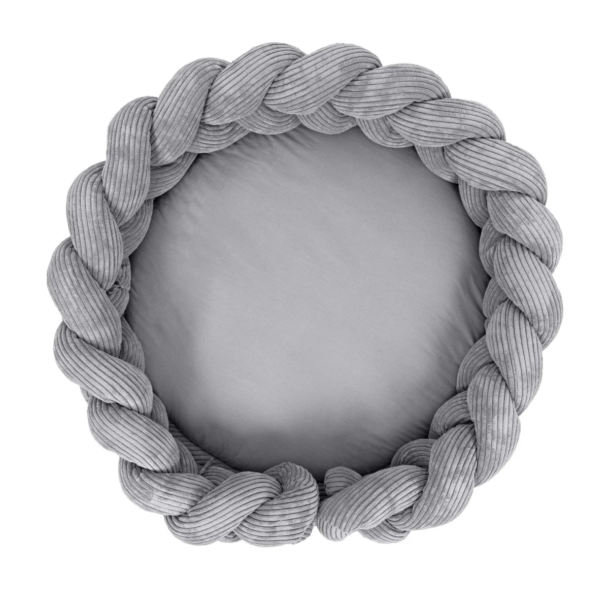 Baby Nest & Play Mat with Crib Bumper Braid