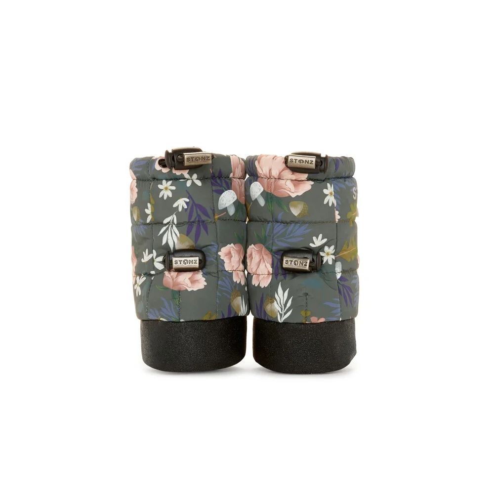 Baby Puffer Booties, Size S — Woodland