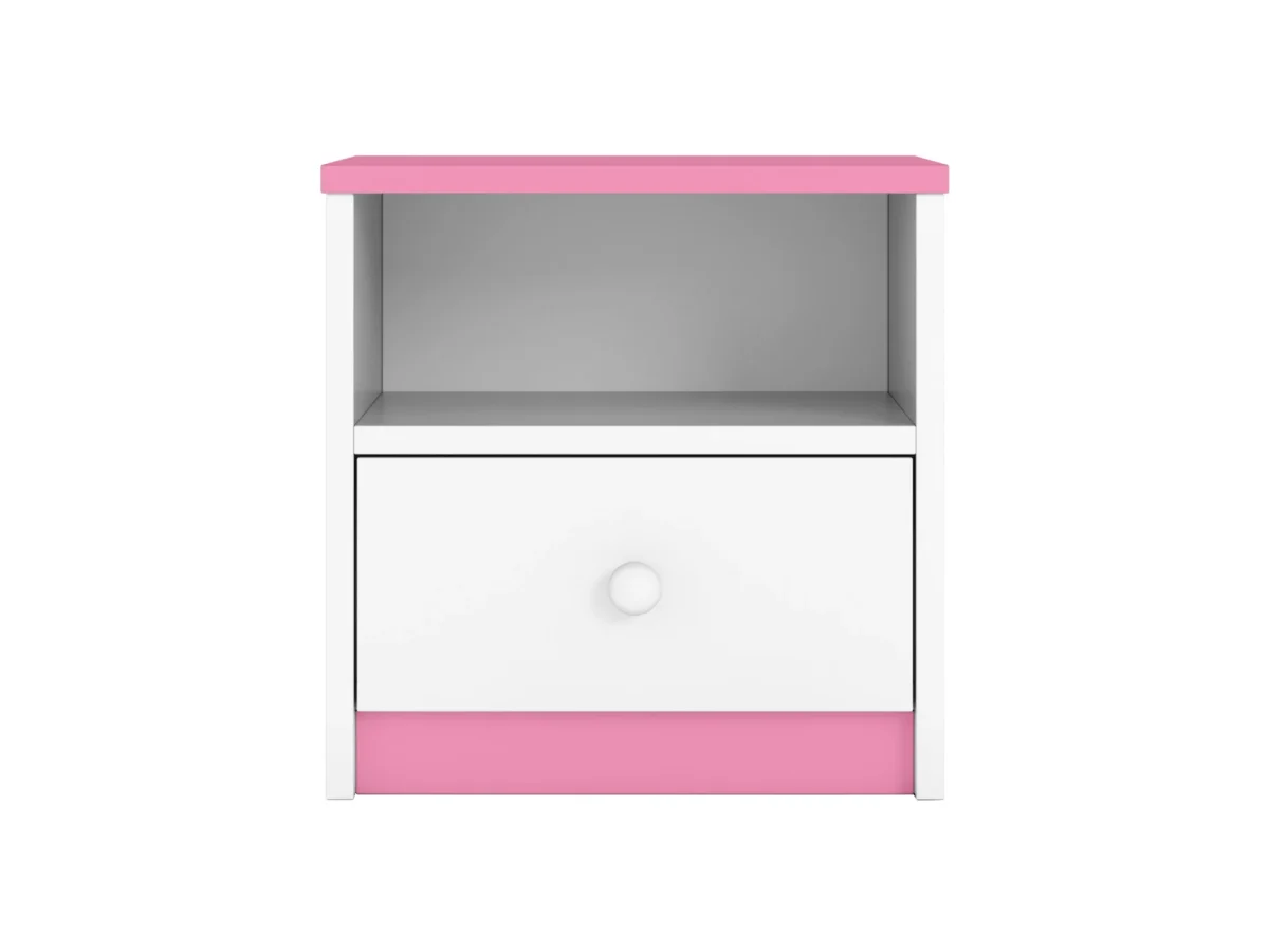 Kocot Kids Babydreams — Bedside Table with Shelf and Drawer — Pink