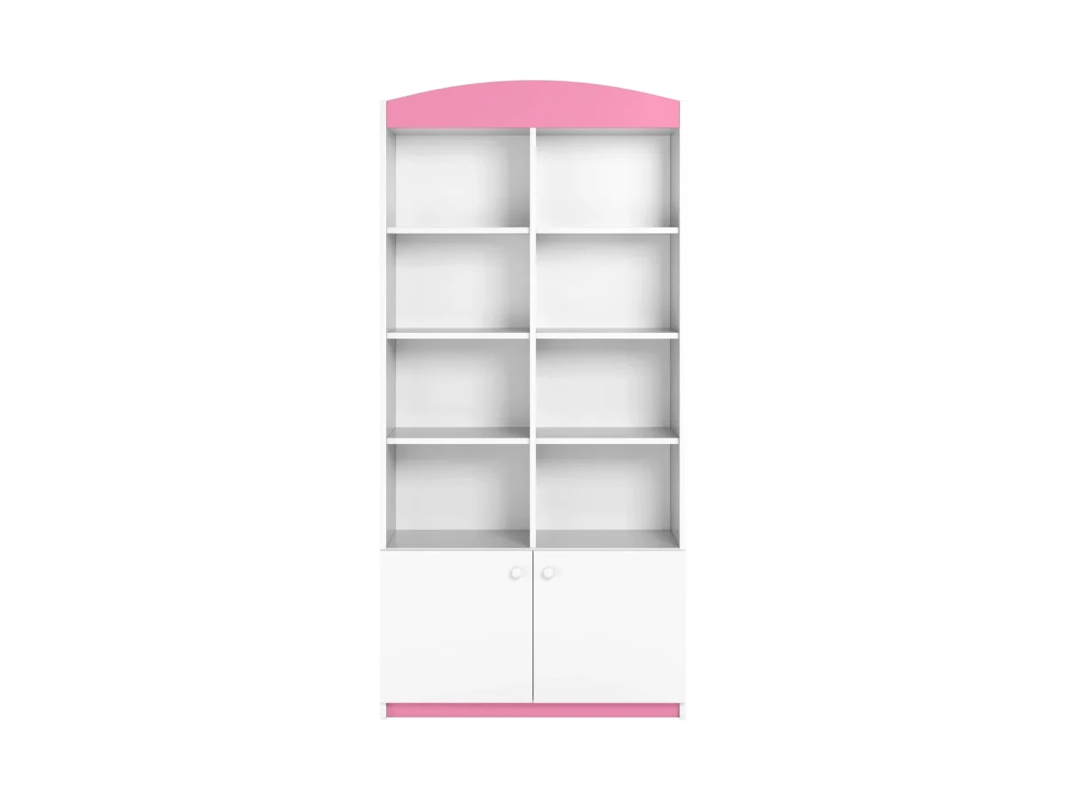 Kocot Kids Babydreams — Double Shelf, 8 Open and 2 Closed Sections — Pink