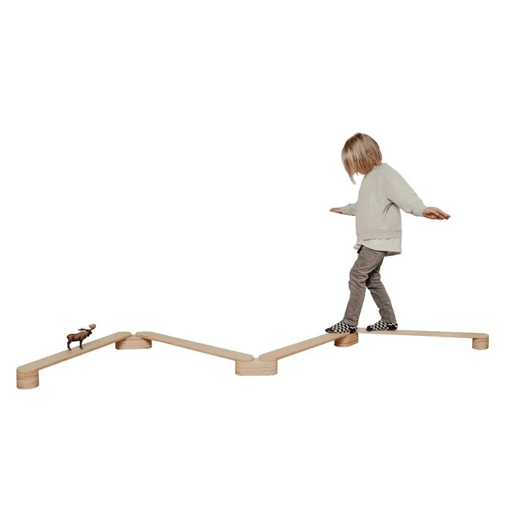 Wooden Balance Beams, Set of 4 (3.06 m Path)