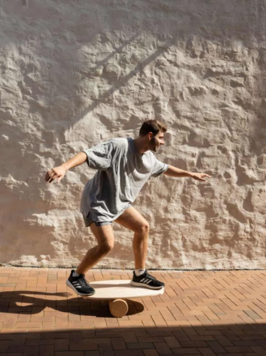 Rectangular Balance Board With Exercise Roll, photo 4