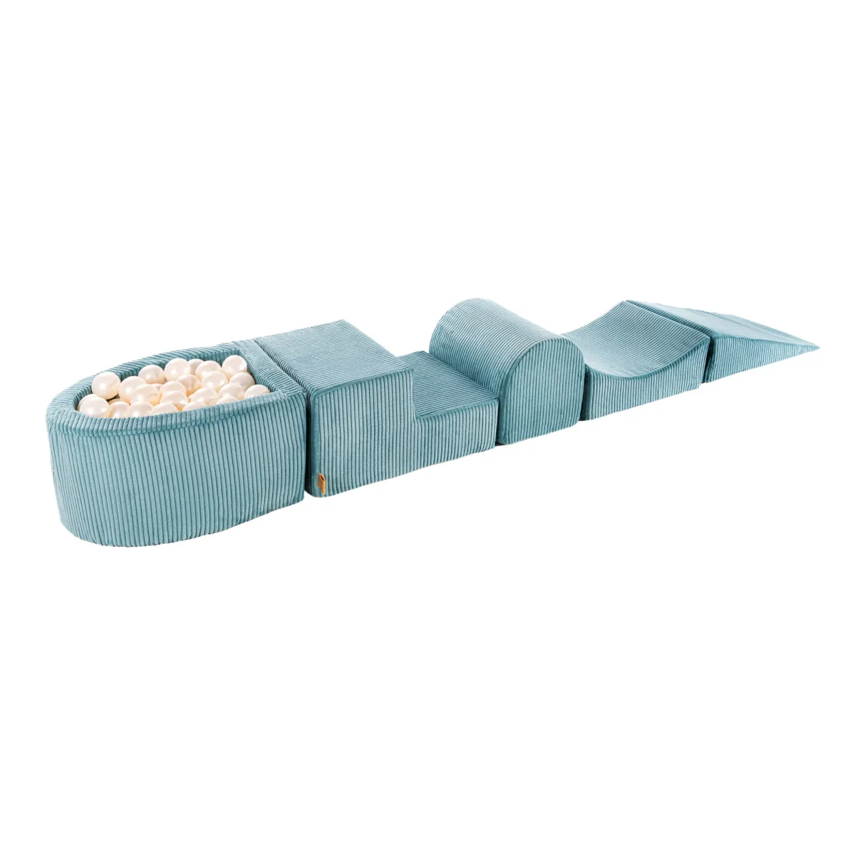 Foam Playset with Small Ball Pit, 5 Elements, 100 Balls