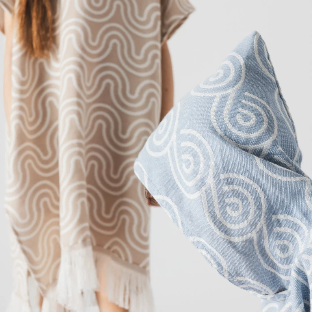 Bamboo Kids Bath Poncho, Bamboo Viscose and Cotton, photo 5