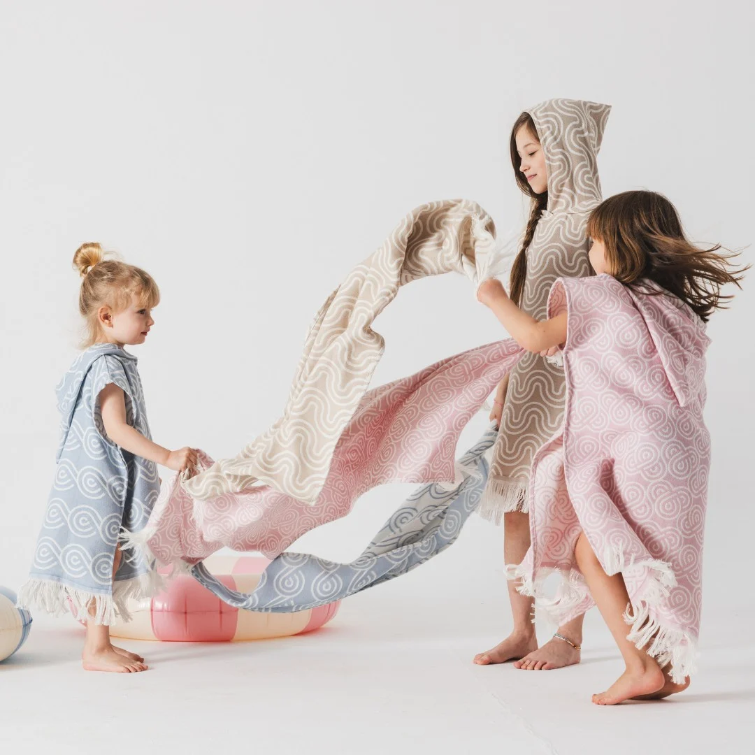 Bamboo Kids Bath Poncho, Bamboo Viscose and Cotton, photo 4