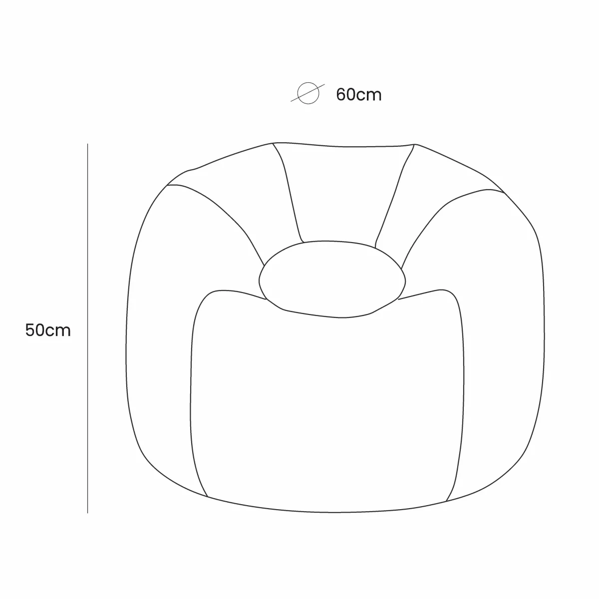 MeowBaby Floreo — Indoor/Outdoor Bean Bag, photo 2