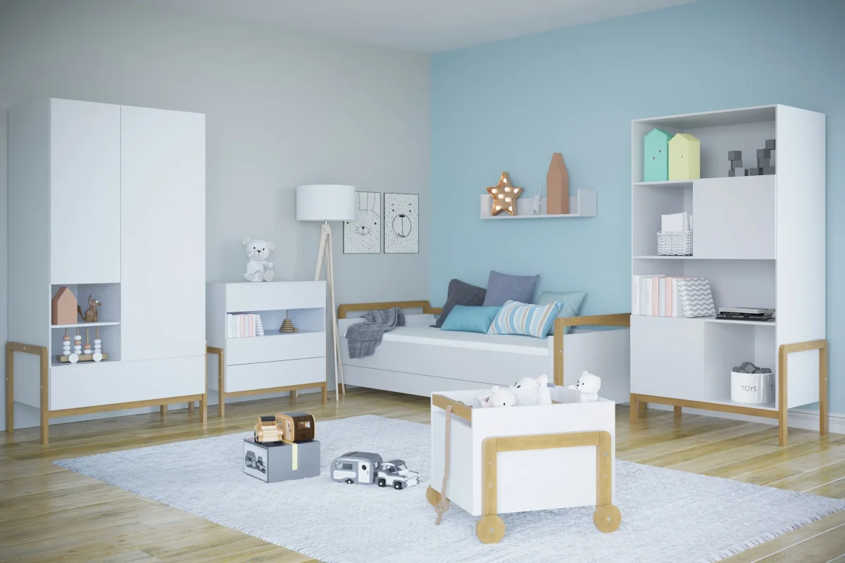 Kocot Kids Victor — Bookshelf with Solid Oak Legs, photo 4