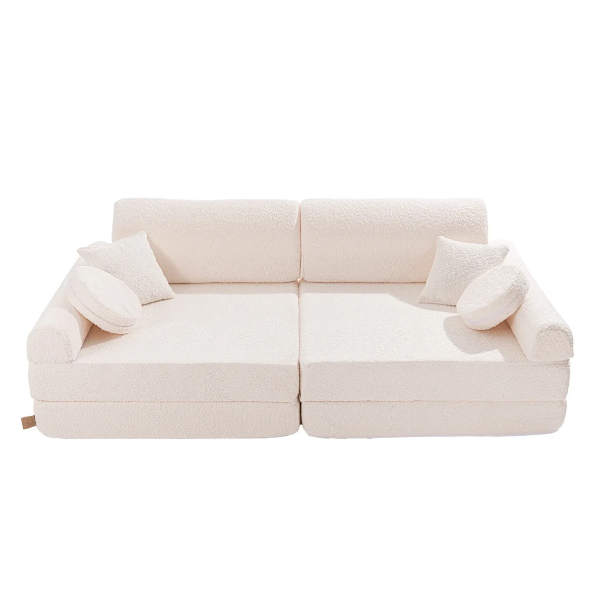 Large Modular Kids Sofa 160 × 80 cm, 15 Fabrics