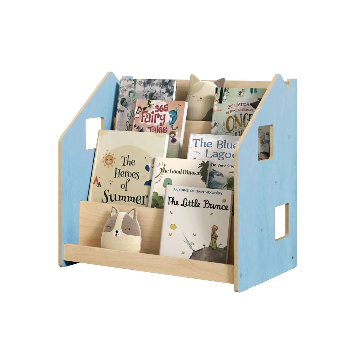 Montessori Bookshelf in Pastel Colours