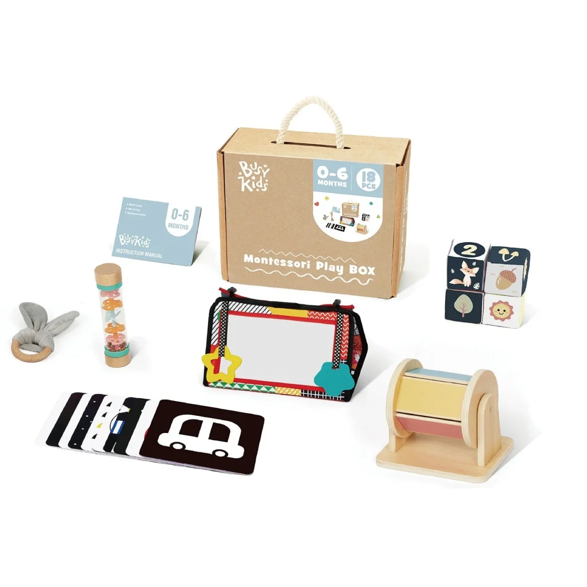 Montessori Play Box, 0–6 Months