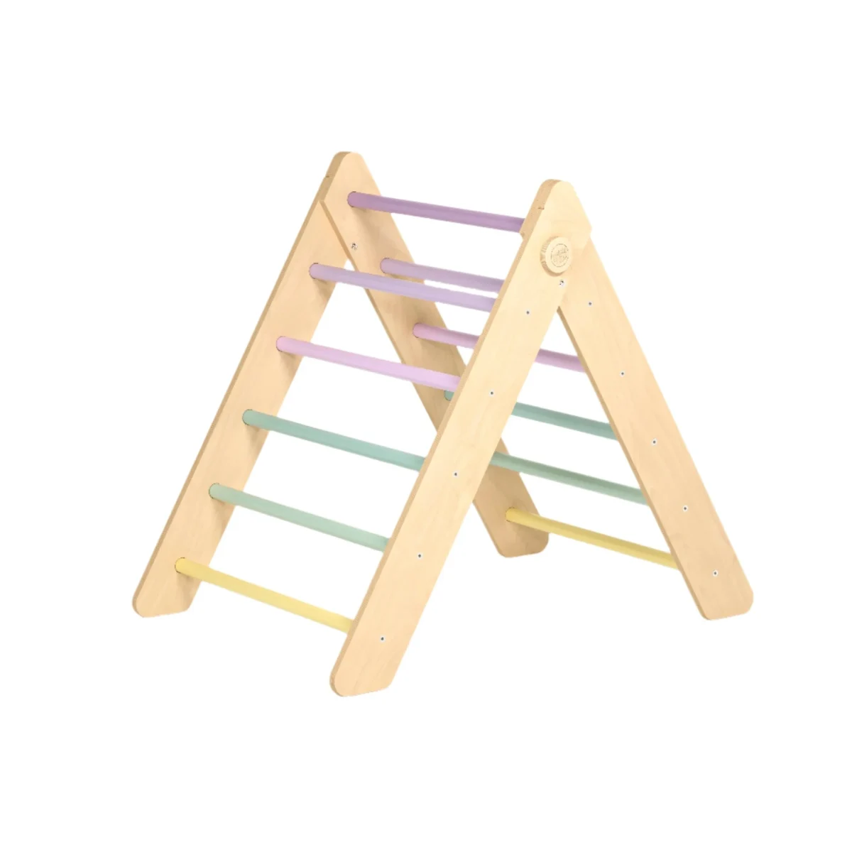 Pikler Triangle with Frame Lock — Pastel