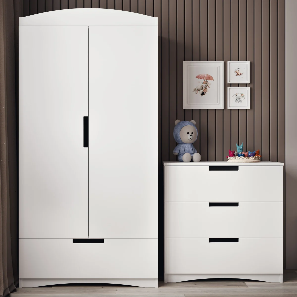 Kocot Kids Classic — Chest of Drawers, White, 3 Drawers, photo 4
