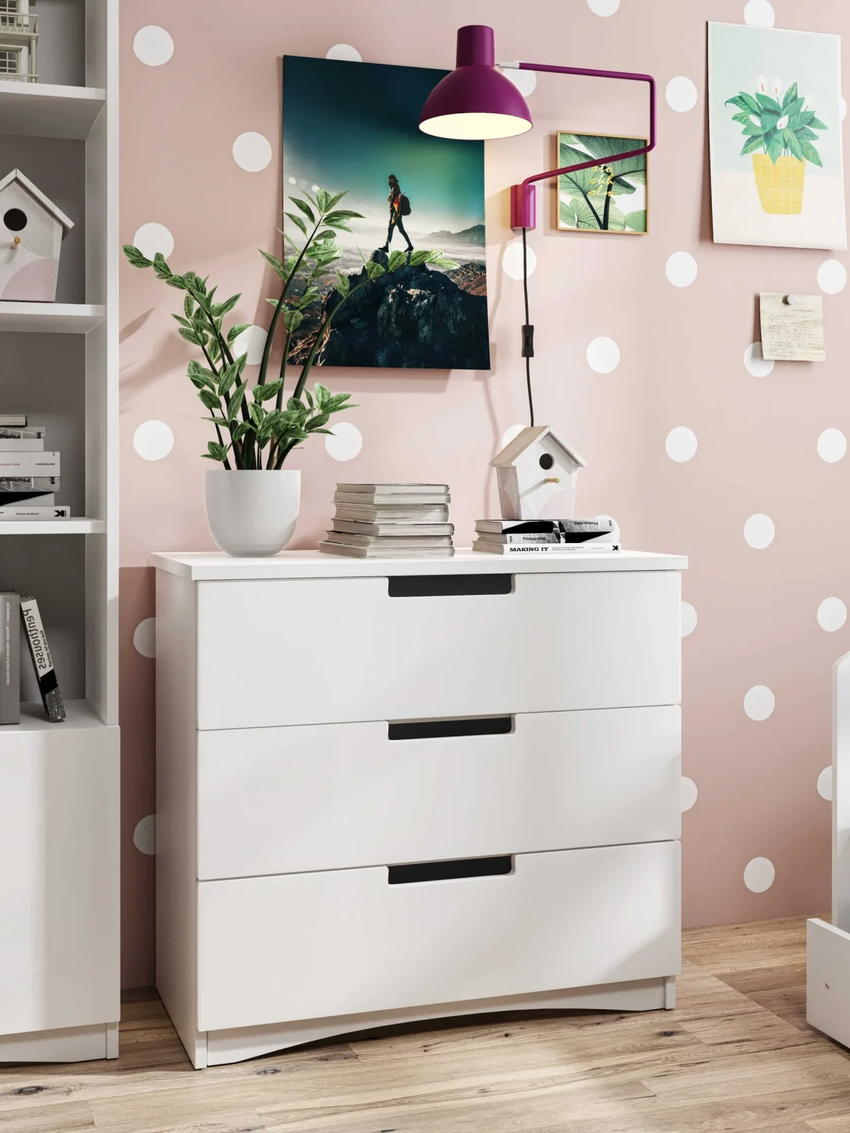 Kocot Kids Classic — Chest of Drawers, White, 3 Drawers, photo 3